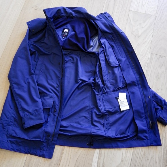 Men's Canada Goose Crew Trench Jacket with Removable Hood (Large) - Picture 5 of 11